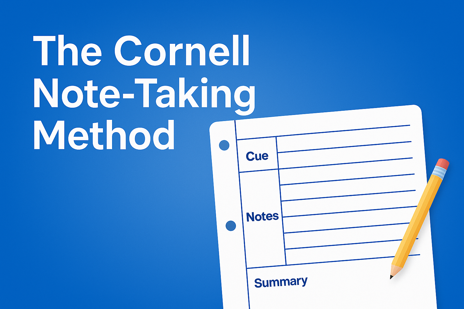 The Cornell Note-Taking Method: A Smarter Way to Capture and Retain Information